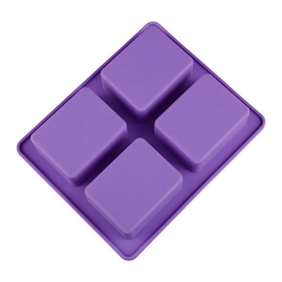 Tersarium Square DIY Handmade Silicone Soap Mold Multifunctional Love Tree Pattern Cake Chocolate Mold Baking Tools for Decoration Polymer Clay Crafting Projects