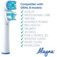 thumbnail image 4 of shiyou-Replacement Brush Heads Compatible With Oral B- Double Clean Design, Pack of 16 Generic Electric Toothbrush Replacement Heads- Fits Oralb Pro 7000, 1000, 8000, 9000, 1500, 5000, Kids, Vitality, 4 of 4