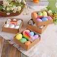 thumbnail image 4 of PATLOLLAV 6 Pcs Easter Eggs DIY Painting Kit, Paintable Easter Egg Hunt Basket Stuffers with 6 Color Pens, Easter Egg Craft Kit Gifts for Kids, Boys, Girls,White Bunny, 4 of 5