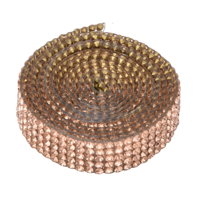 Rhinestone Trim Ribbon, Shiny Glass Rhinestone Decoration for Clothing, Bags, Shoes