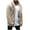 Beige, variant on Homenesgenics Mens Shirts Pack Men Winter Long Sleeve Fleece Warm Hooded Loose Plus Size Coat