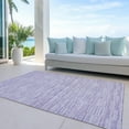 thumbnail image 6 of Addison Rugs Chantille Indoor/Outdoor Transitional Stripes Plum Washable Rectangle Rug, 5' x 7'6", 6 of 6