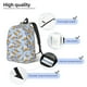 thumbnail image 3 of Easygdp Cute Sloth Mochila de Lona Resistente para Laptop, Compatible con Laptops de 15 a 17 pulgadas, Ideal para Escuela, Trabajo y Viajes-Small, 3 of 5