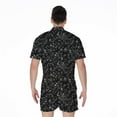thumbnail image 2 of Constellation Galaxy Pattern Short Sleeve Men'S Rompers, Zodiac Horoscope Casual Summer Jumpsuits Outfit, 2 of 4