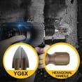 thumbnail image 4 of PVCS 3 To 12mm Hexagon Shank Cross Spear Bits Tile Cement Drill Bit Set, 4 of 7