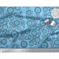 thumbnail image 2 of Soimoi Modal Satin Fabric Floral & Damask Ethnic Printed Craft Fabric by The Yard 42 Inch Wide, 2 of 3
