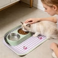 thumbnail image 5 of Scratchproof Pet Bowl Mat Feeding Placemat for Dogs & Cats (17.7x11.8 Inches) Pet Placemat, 5 of 5