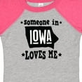 thumbnail image 4 of Inktastic Someone in Iowa Loves Me Souvenir Boys or Girls Baby Bodysuit, 4 of 5