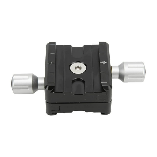 Tripod Plate Clamp, Quick Release Mount Adapter Aluminum Alloy Corrosion Resistance For Photography