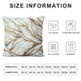 thumbnail image 5 of nygtbtfer Throw Pillow Covers Decorative Square Pillowcase Soft Cushion Covers for Sofa Couch Bed Home Decor White, 5 of 5