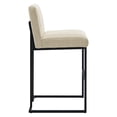 thumbnail image 4 of Modway Indulge Channel Tufted Fabric Bar Stools in Beige, 4 of 10