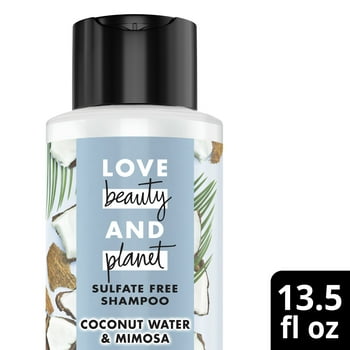 Love Beauty and Planet Volumizing Shampoo, Coconut Water & Mimosa Flower, Sule-free, 13.5 oz