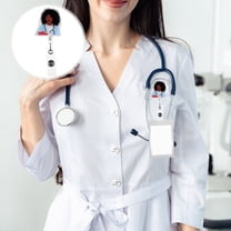 Soimiss Hospital Badge Holder Rectangular 1Set for Industry