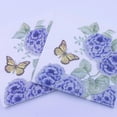 thumbnail image 1 of Decorative Dinner Napkins 60Pcs Purple Printed Design Party Supplies For Wedding Birthday Banquet 33X33 Cm, 1 of 3