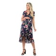 thumbnail image 2 of Women's Maternity Shortsleeve Faux Wrap Dress, 2 of 4
