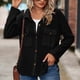 thumbnail image 2 of Abrigos de Invierno Para Mujer Chaqueta de Punto de Manga Larga Recreativa Con Bolsillo de Color Sólido Con Solapa Odeerbi ODB174075, 2 of 6