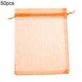 thumbnail image 2 of 50 Pcs Organza Jewelry Gifts Drawable Box Wedding Gift Candy Mini Pouch Bag, 2 of 10