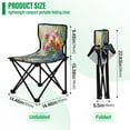 thumbnail image 3 of BZSMCE Camping Chairs Modern Summer Serenity Pattern Folding chair, 3 of 8