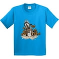 thumbnail image 3 of Inktastic Squirrel Superhero Landing with Acorns Youth T-Shirt, 3 of 5