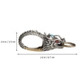 thumbnail image 2 of 1 Pc Clé Boucle Dragon-Tête Clé Fermoir Boucle de Ceinture Porte-Clés Rétro, 2 of 8