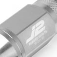 thumbnail image 3 of J2 Engineering LN-T7-014-15-SL J2 Engineering 7075 -T6 Forged Aluminum M12X1.5 20Pcs 50mm Height Open -End Lug Nut Set w / Socket Adapter (Silver), 3 of 6