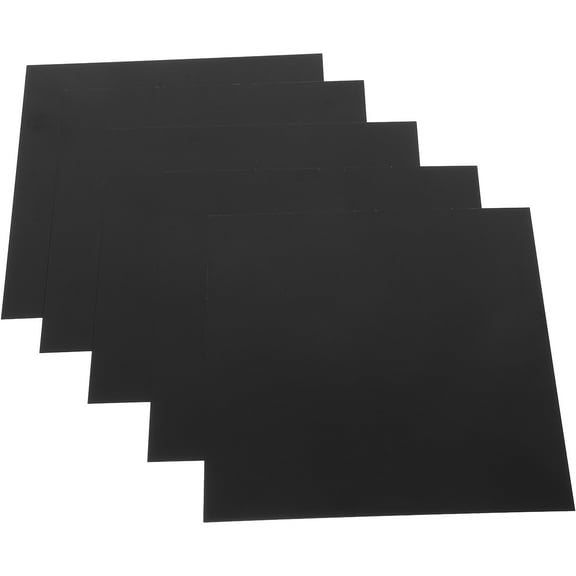 5 Pcs Aluminum Alloy Sign Aluminum Sign Blank Black Anodized Aluminum Blanks Black Aluminum Blanks Office