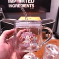 thumbnail image 4 of Taza de paja de cristal Kawaii Sanrio, hervidor de agua portátil con dibujos animados de Hellokittyed, My Cinnamoroll Melody, para niños y niñas, 4 of 4