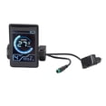 thumbnail image 1 of LCD Control Meter, ABS Housing Electric Cycling Meter  for Bicycles and Scooters, 1 of 7