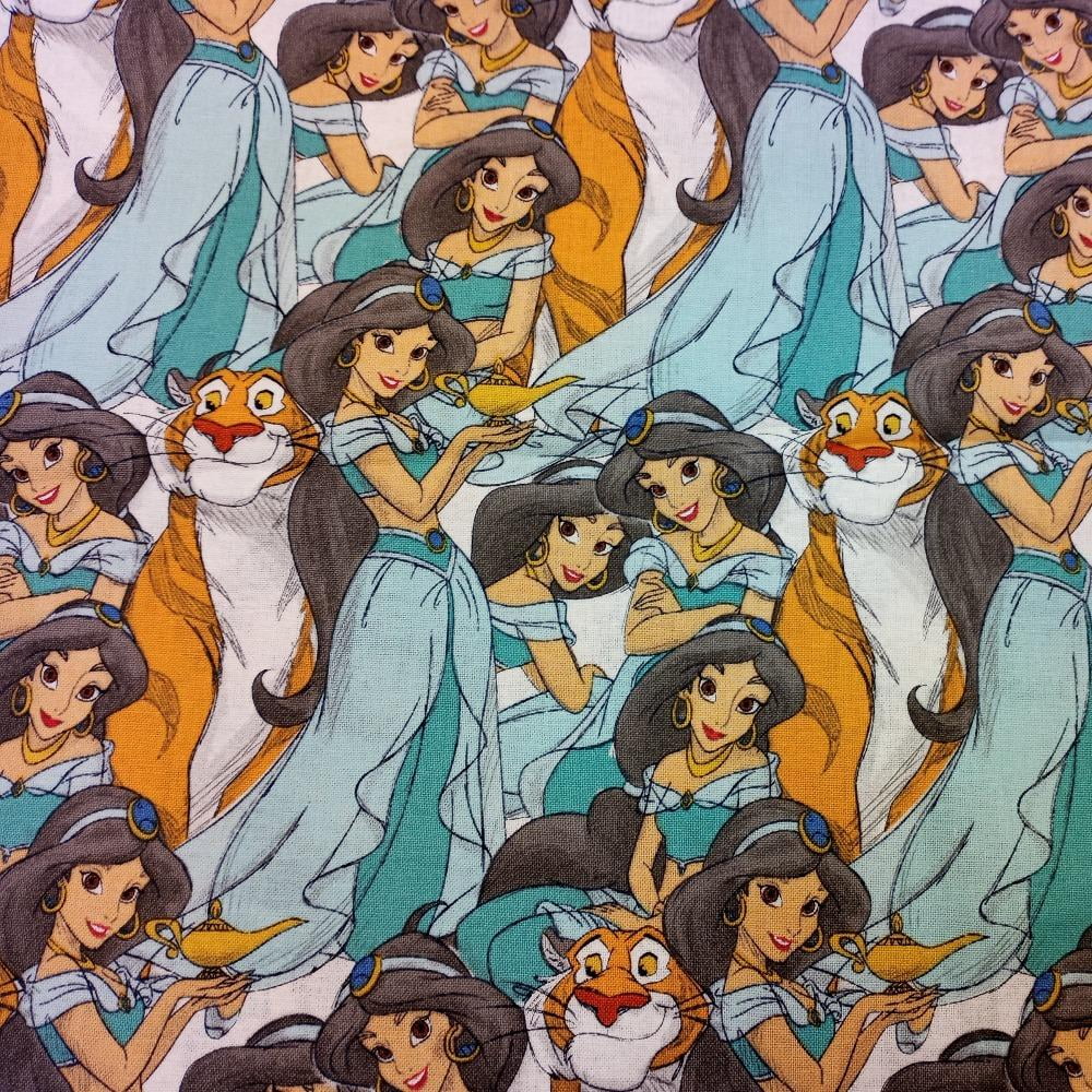 Handmade Valance, Curtain Panel, or Pillow Cover "Aladdin Princess Jasmine"