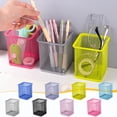 thumbnail image 6 of Metal Mesh Pen Cup Holder - Steel Pencil Organizer for Desk, Office Supplies, Durable 9x10cm Pencil Storage Jar with Modern Design, Home & Office Stationery Organizer, 6 of 7
