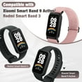 thumbnail image 2 of Vodtian Elastic Bands Compatible with Xiaomi Smart Watch 9 Active, Solo Loop Replacement Straps for Redmi Watch 3 for Women Men, 2 of 7
