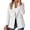 White, variant on ZsaeSM Blazers for Women Lapel Double Breasted Classic Blazer Business Casual Long Sleeve Suit Jacket Fall Winter Open Front Jackets Beige L