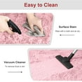 thumbnail image 6 of GPED Fluffy Area Rug,4x6 ft Soft Shaggy Rugs Fluffy Carpets, Non-Skid Plush Area Rugs for Living Room Bedroom Decor（Pink）, 6 of 7