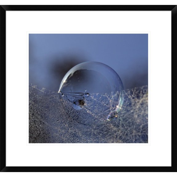 Global Gallery Kent Mathiesen 'Blue Bubble Morning' Framed Wall Art