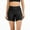 Black, variant on High Waist Yoga Shorts for Women with 2 Side Pockets Tummy Control Running Home Workout Shorts