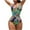 Green, variant on HomeGardon Bestselling Bikini,Swimsuits for Women Conjoined Body Backless Printing Bikinis Sets,S-XL