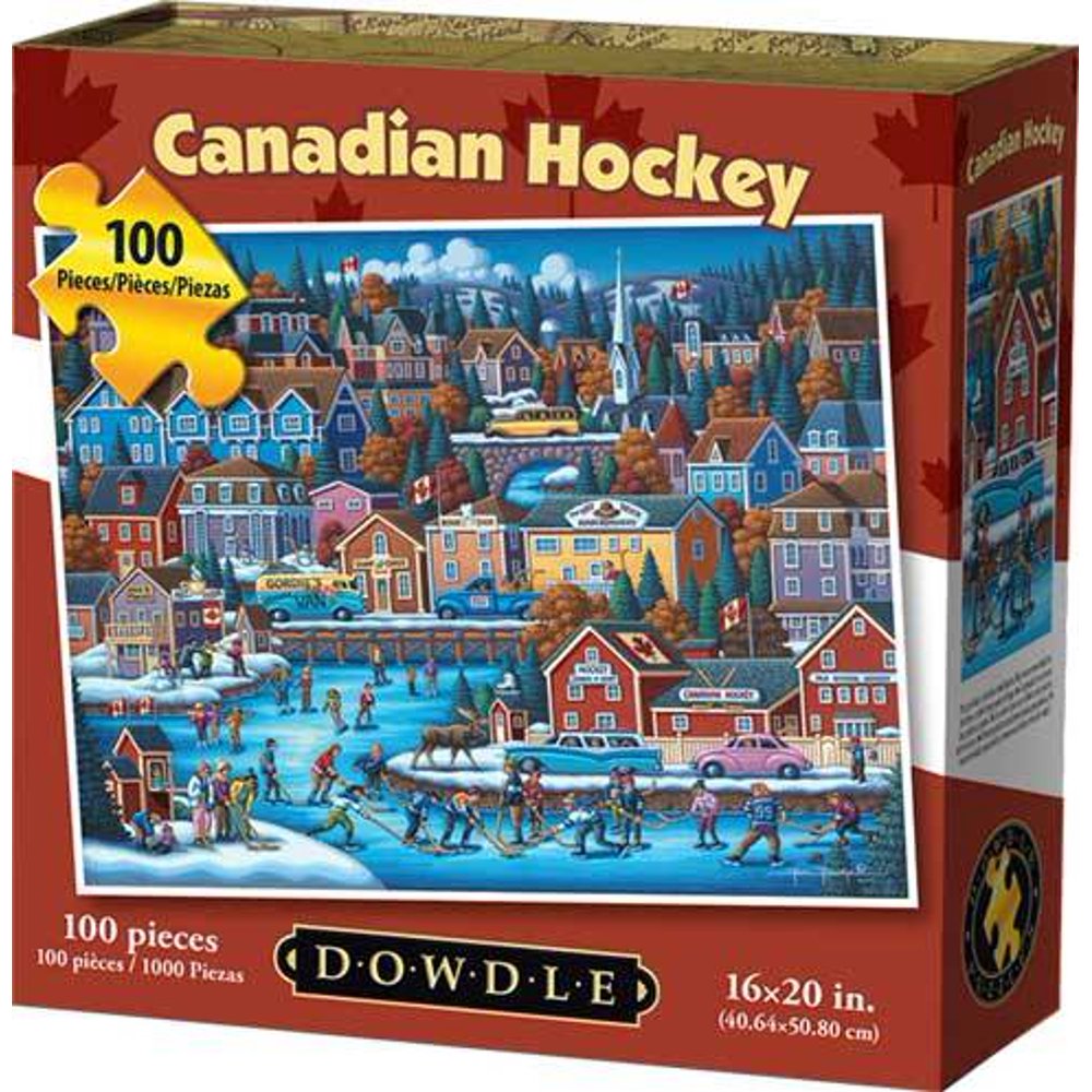 Dowdle Jigsaw Puzzle Canadian Hockey 1000 Piece