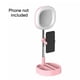 thumbnail image 1 of LED Selfie Ring Light Soporte para teléfono de escritorio Lámpara de anillo Live Streaming Makeup Circle Light con espejo, Rosa Sweethay EL5177-01B, 1 of 2
