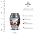thumbnail image 2 of Eiffel Tower Oli Painting Small Urn For Ashes Keepsake - Urns For Ashes Adult Male - Urns For Ashes Adult Female Mom - Small Urn For Human Ashes - Memorial Ashes Keepsake (Size -3inch,1Pcs), 2 of 5