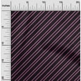 thumbnail image 1 of oneOone Viscose Jersey Black Fabric Stripes Quilting Supplies Print Sewing Fabric By The Yard 60 Inch Wide, 1 of 5