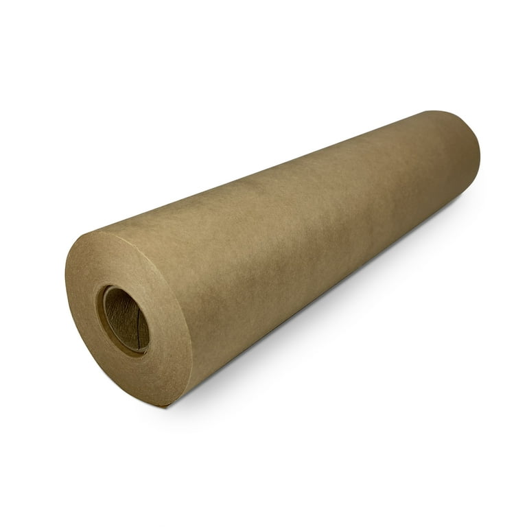 IDL Packaging 12 x 60-Yard Brown Masking Paper Roll to Cover Area Natural  Masking Painting Paper to Protect Surfaces Perfect for Home Improvements