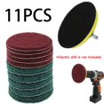 thumbnail image 1 of MYG 11Pcs/set Drill Cleaning Brush Kit Scrub Brush Power Tub Cleaner Combo Tool, 1 of 6