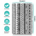 thumbnail image 5 of Boho Retro Floral Pet Feeding Mat-Absorbent Pet Placemat for Food and Water Bowl, with Waterproof Rubber Backing, Quick Dry Water Dispenser Mat for Dog and Cat (16"x24"), 5 of 7