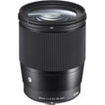 thumbnail image 2 of Sigma 16mm f/1.4 DC DN Contemporary Lens for Sony E + Slave Flash + MACRO, UV-CPL-FLD - 64GB Accessory Bundle (International Version), 2 of 7
