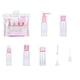 thumbnail image 2 of Juego de 8 botellas de viaje, contenedor de líquidos portátil a prueba de fugas, accesorios de viaje, bolsa de cosméticos, botellas de viaje, adecuado para avión, viajes, hotel31, 2 of 7