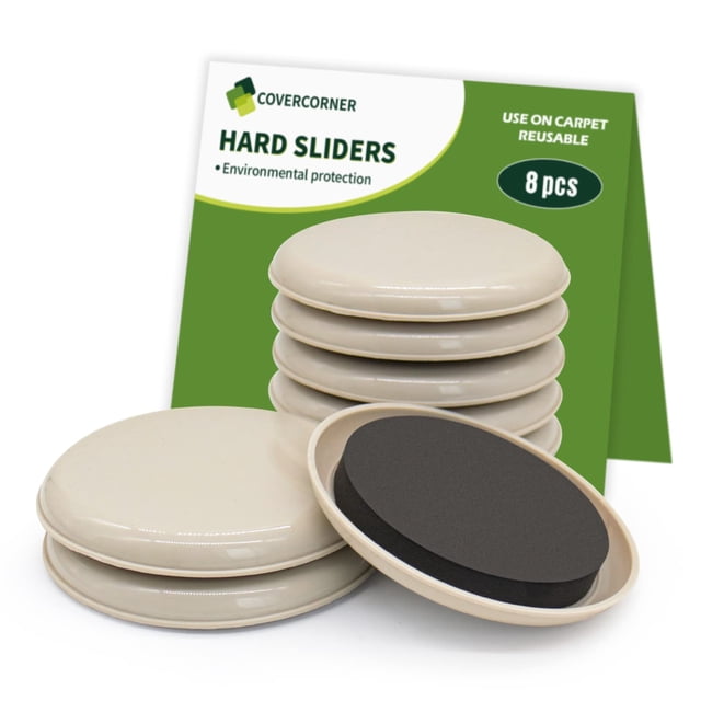 Deslizadores para Muebles Covercorner 8 PCS 12 cm para Alfombra