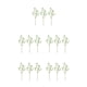 thumbnail image 1 of Plantas Artificiales Cateissary 3 Piezas Verdes Realistas, 1 of 6