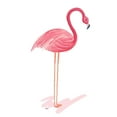 thumbnail image 3 of Metz, Andi 12x12 Black Modern Framed Museum Art Print Titled - Flamingo Walk I, 3 of 5