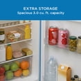 thumbnail image 6 of Avanti Retro Series Compact Refrigerator, Mini-Fridge, 3.0 cu. ft., in Robin's Egg Blue (RMRS31X6BL-IS), 6 of 18