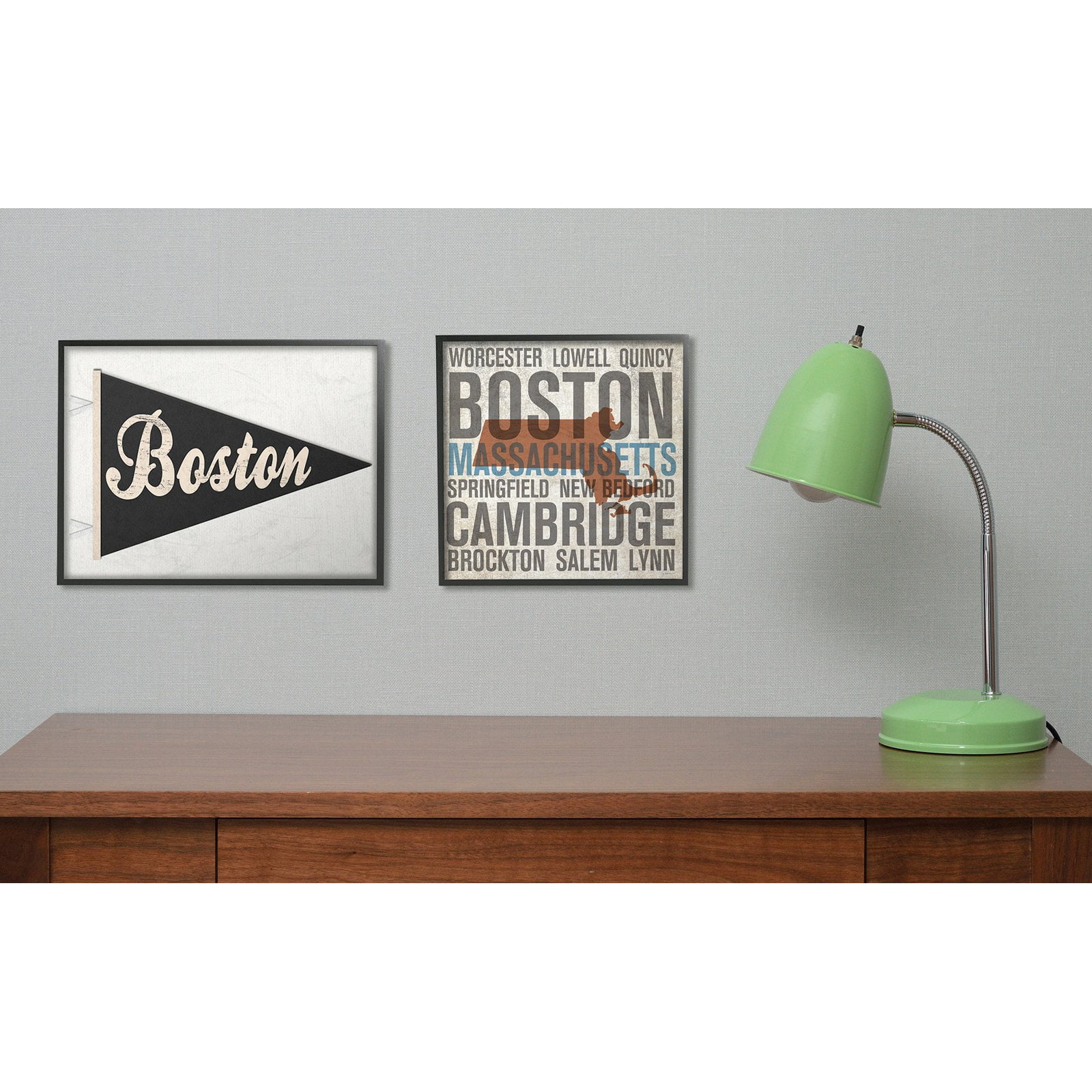The Stupell Home Decor Collection Massachusetts Towns And Cities Wall Art